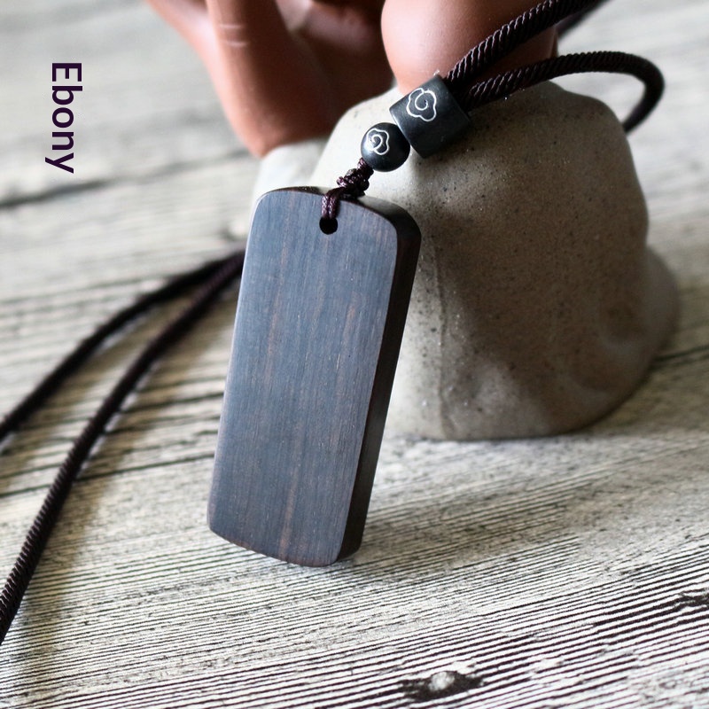 【 Customizable Engraving 】 Sandalwood pendant