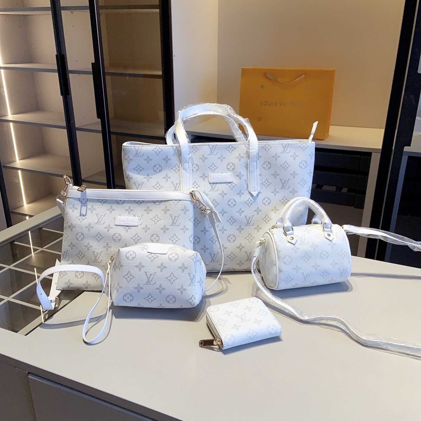 lv handbag 5-piece set